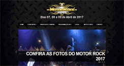 Desktop Screenshot of motorrockitapira.com.br