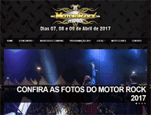 Tablet Screenshot of motorrockitapira.com.br